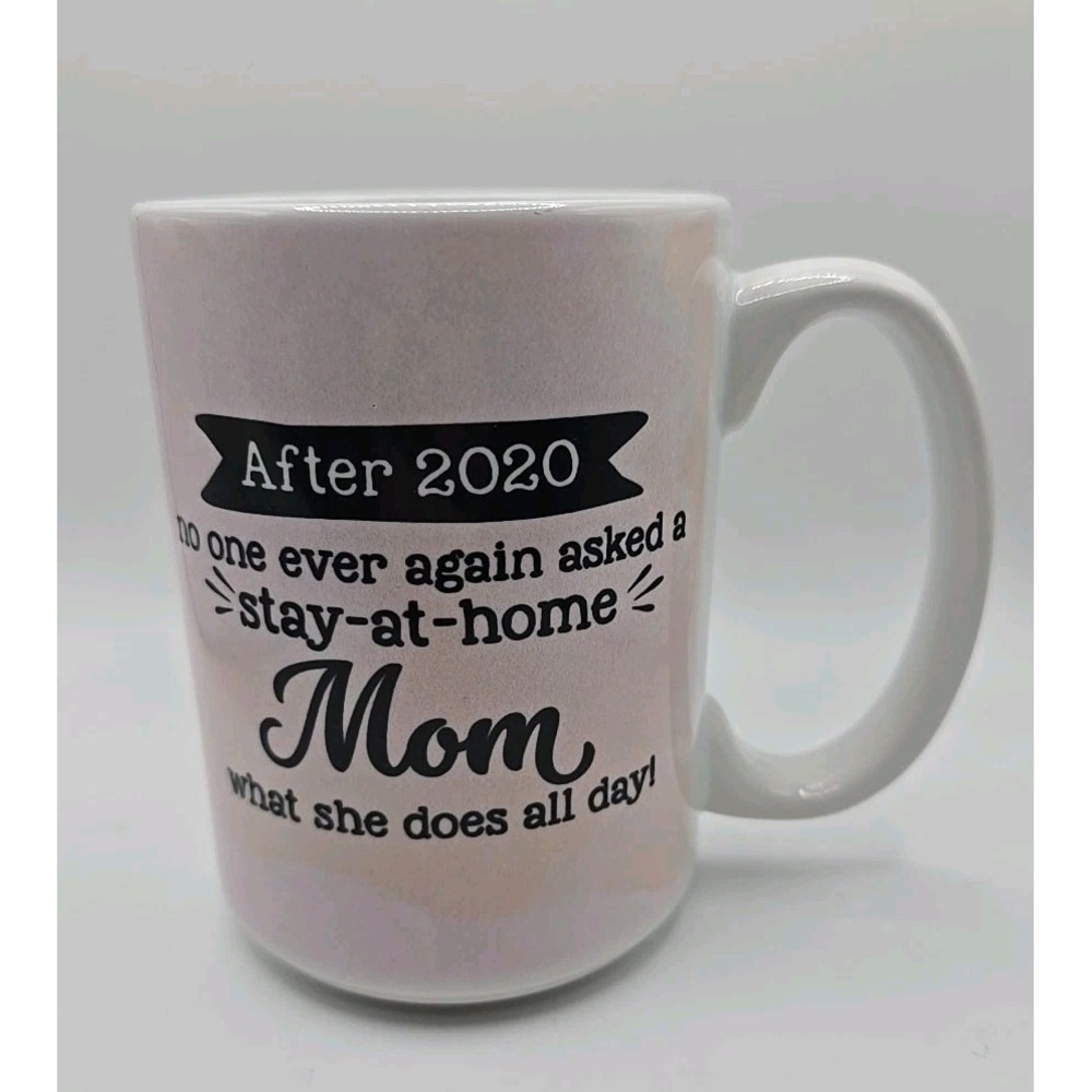 New NWOB Stay Home Mom 2020 Funny Saying Coffee Tea Cocoa Family‎ Mug